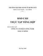 báo cáo thực tập tổng hợp công ty cổ phần công nghệ thái an bình