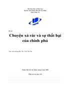 Chuyện xả rác và sự thất bại của chính phủ tiểu luận môn kinh tế công