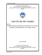 Đánh giá hiệu quả hoạt động của nhà máy xử lý rác thải sinh hoạt làm phân bón hữu cơ Cầu Diễn Hà Nội 1