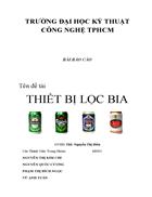 Thiết bị lọc bia