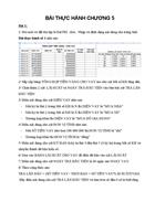 Bài tập excel
