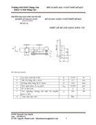 Thiết kế hệ dẫn động băng tải gồm bộ truyền đai hộp giảm tốc bánh răng trụ răng nghiêng và bộ truyền xích