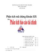 PHÂN TÍCH BÁO CÁO TÀI CHÍNH Công ty Cổ phần Đầu tư Phát triển Đô thị và Khu Công nghiệp Sông Đà