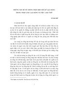 Những vấn đề về chống phân biệt đối xử lao động trong pháp luật lao động và việc làm ở mỹ