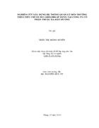 Nghiên cứu xây dựng hệ thống quản lý môi trường theo tiêu chuẩn ISO 14001 2004 áp dụng cho công ty cổ phần thuộc da Hào Dương