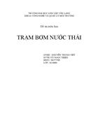 Trạm bơm nước thải
