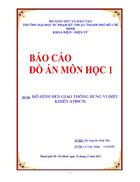 Mô hình đèn giao thông dùng vi điều khiển at89c5