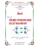 Tìm hiểu về phương pháp sắc ký trao đổi ion