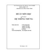 Đồ án Hệ thống nhúng