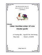 Tăng trưởng kinh tế của Trung Quốc