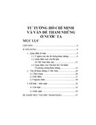 Tư tưởng Hồ Chí Minh và tham nhũng
