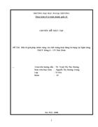 Một số giải pháp nhằm nâng cao chất lượng hoạt động tín dụng tại Ngân hàng thương mại cổ phần Đông Á CN Thái Bình