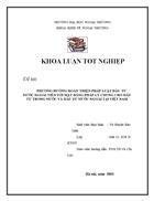 Phương hướng hoàn thiện pháp luật đầu tư nước ngoài tiến tới mặt bằng pháp lý chung cho đầu tư trong nước và đầu tư nước ngoài tại Việt Nam