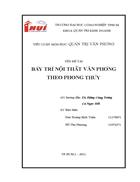 Bài trí nội thất văn phòng theo phong thủy quản trị văn phòng