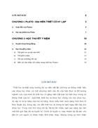 Platon và thuyết ý niệm 15 trang
