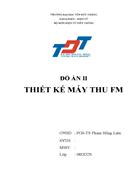 Thiết kế máy thu FM