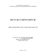 Đồ án quá trình thiết bị Sấy cà rốt bằng băng tải