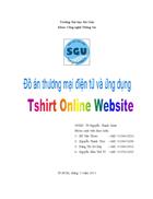 Đồ án xây dựng hệ thống bán hàng trực tuyến TshirtOnline Thương mại điện tử