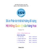 Đề tài hệ thống quản lý cửa hàng hoa