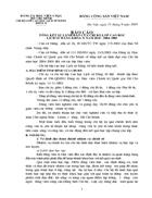 Báo cáo Tổng kết sự lãnh đạo của chi bộ lớp cao học lịch sử Đảng khóa X năm học 2004 2005