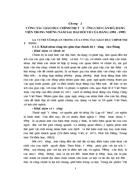 Công tác giáo dục chính trị tư tưởng cho cán bộ đảng viên trong những năm sau đại hội VII của đảng 1991 1995