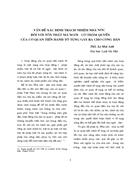 Vấn đề xác định trách nhiệm nhà nước đối với tổn thất mà người có thẩm quyền của cơ quan tiến hành tố tụng gây ra cho công dân