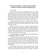 Vai trò của nhà nước trong cơ chế thị trường hiện nay ở Cộng hòa dân chủ nhân dân Lào