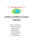 SEMINA nghiệp vụ ngoại thương