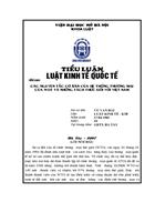 Các nguyên tắc cơ bản của hệ thống thương mại của WTO và những tách thức đối với Việt Nam