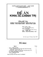 Thực trạng hiện nay về vấn đề phát triển kinh tế thị trường định hướng XHCN ở Việt Nam