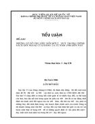 Những cơ sở cho việc đổi mới tư duy trong chính sách đối ngoại của Đảng ta từ năm 1986 đến nay 1