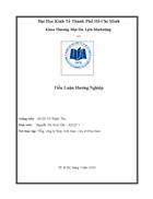 Kinh nghiệm rút ra từ người đi trước và kế hoạch định hướng phát triển nghề nghiệp trong tương lai