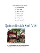 Dự án quán cafe sách sinh viên