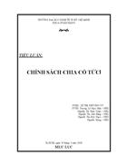 Chính sách chia cổ tứci