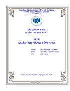 Quản trị hàng tồn kho