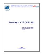 Tổng quan về quản trị