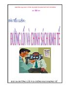 Đường lối và chính sách kinh tế