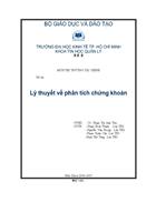 Lý thuyết về phân tích chứng khoán