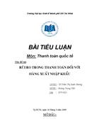 Rủi ro trong thanh toán đối với hàng xuất nhập khẩu
