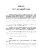 Nhận xét kiến nghị
