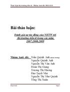 Đánh giá sự tác động của Ngân hàng Trung Ương tới thị trường tiền tệ trong các năm 2007 2008 2009