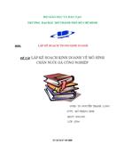 Lập kế hoạch kinh doanh về mô hình chăn nuôi gà công nghiệp