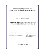 Phân tích doanh thu lợi nhuận nhà máy xi măng