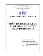 Phân tích chiến lược kinh doanh của Tập đoàn ĐTDĐ Nokia