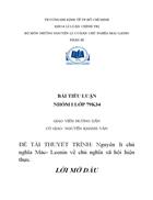 Nguyên lí chủ nghĩa Mác Leenin về chủ nghĩa xã hội hiện thực