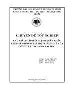 Các giải pháp đẩy mạnh xuất khẩu sản phẩm đồ gỗ tại thị trường mỹ của công ty ld SCANSIA PACIFIC