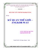 Kỳ quan thế giới ANGKOR WAT