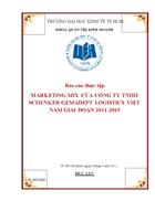 Marketing mix của công ty tnhh schenker gemadept logistics việt nam giai đoạn 2011 2015 1