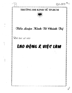 Lao động và việc làm