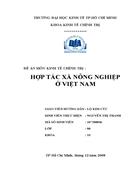 Hợp tác xã nông nghiệp ở việt nam